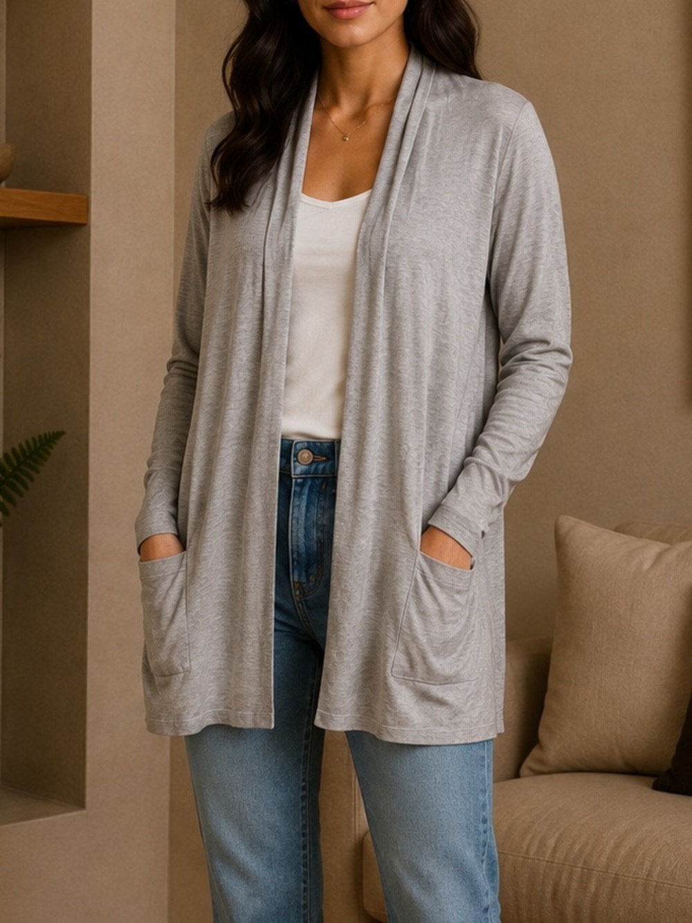 Joan‎ Vass Studio Cardigan Sweater
